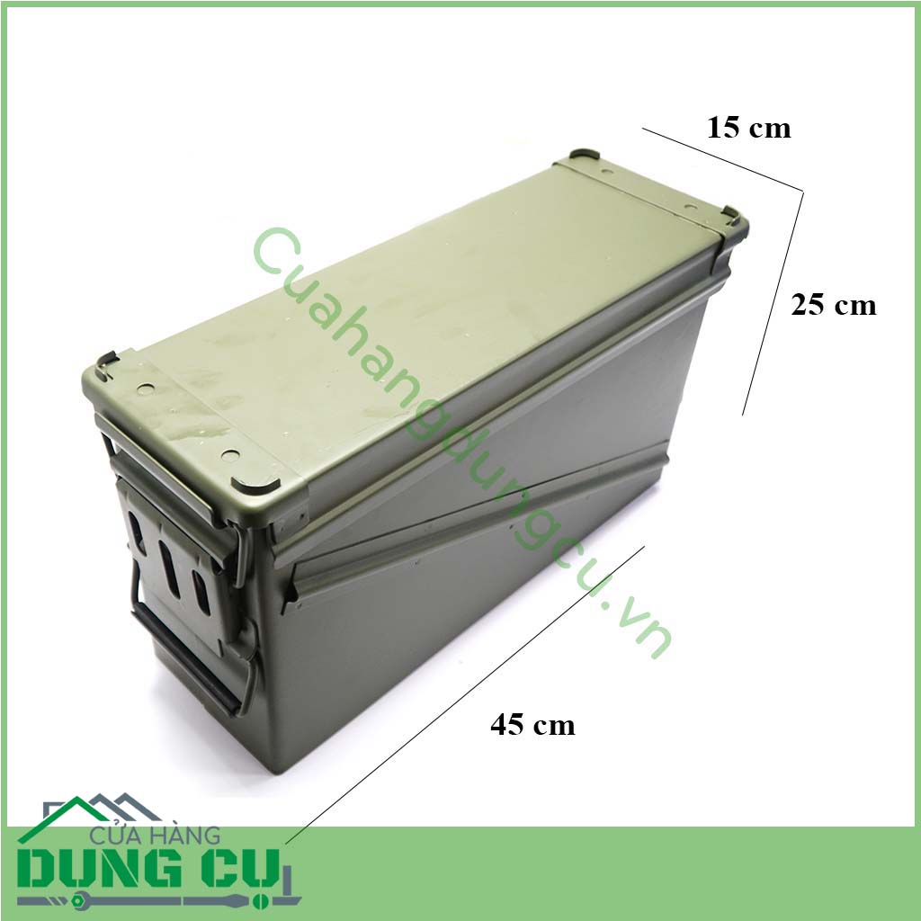 Hộp tiếp đạn-hộp đựng dụng cụ cỡ lớn được làm từ thép cao cấp bảo đảm độ bền đẹp phù hợp để đựng các dụng cụ sửa chữa, các dụng cụ của thợ.