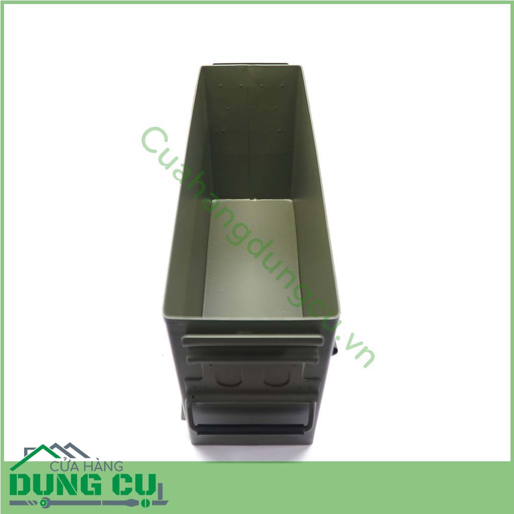 Hộp tiếp đạn-hộp đựng dụng cụ cỡ lớn được làm từ thép cao cấp bảo đảm độ bền đẹp phù hợp để đựng các dụng cụ sửa chữa, các dụng cụ của thợ.