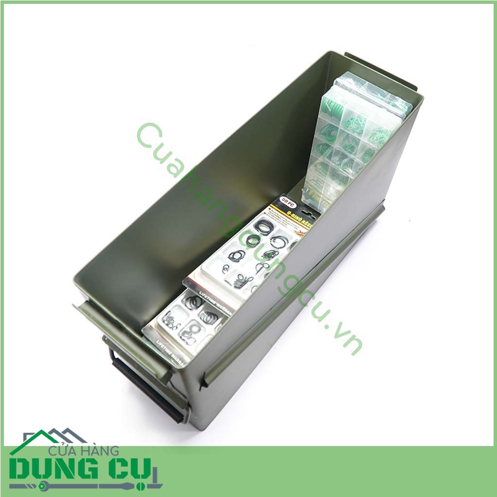 Hộp tiếp đạn-hộp đựng dụng cụ cỡ lớn được làm từ thép cao cấp bảo đảm độ bền đẹp phù hợp để đựng các dụng cụ sửa chữa, các dụng cụ của thợ.