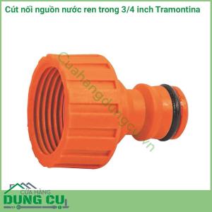 Cút nối nguồn nước ren trong 3/4 inch Tramontina