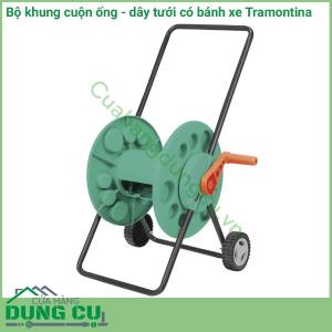 Bộ khung cuộn ống tưới, dây tưới có bánh xe Tramontina