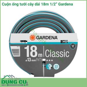 Cuộn ống dây tưới cây dài 18m 1/2 inch Gardena