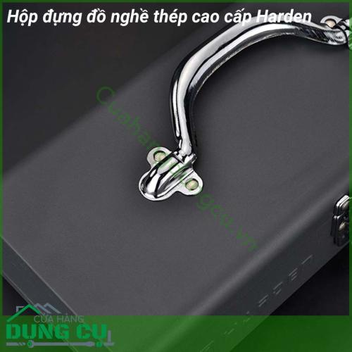 Hộp đựng đồ nghề thép cao cấp Harden 520103 có không gian đựng đồ nghề rộng giúp bạn có thể đựng từ ốc vít đến kìm, búa, cờ lê, tô vít, máy khoan,...