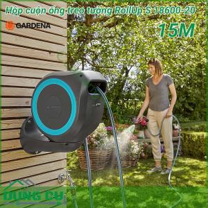 Bộ dây tưới treo tường cuốn tự động Gardena 15M 18600-20
