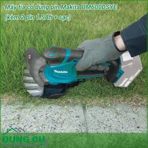 Máy tỉa cỏ dùng pin Makita UM600DSYE (kèm 2 pin 1.5Ah + sạc)