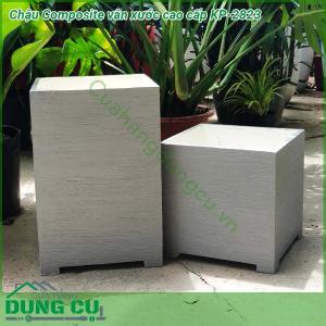 Chậu Composite vân xước cao cấp KP-2823