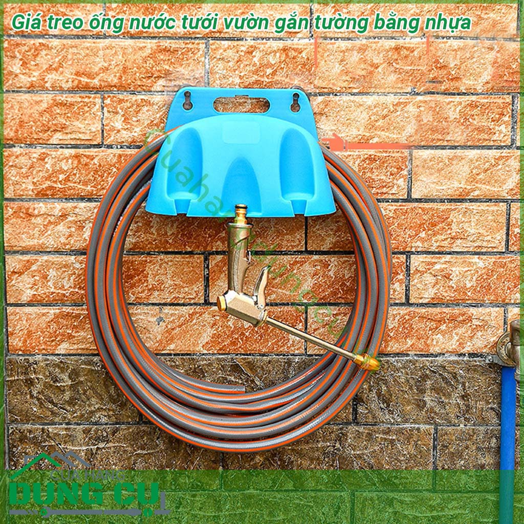 Giá treo ống nước gắn tường bằng nhựa được làm từ chất liệu nhựa cao cấp chống gỉ và chịu lực tốt  Với thiết kế gắn tường giữ ống gọn gàng và cố định ở một nơi