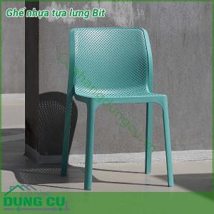 Ghế nhựa tựa lưng Bit