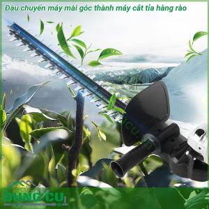 Đầu chuyển máy mài góc thành máy cắt tỉa hàng rào