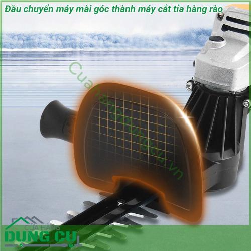 Đầu chuyển máy mài góc thành máy cắt tỉa hàng rào