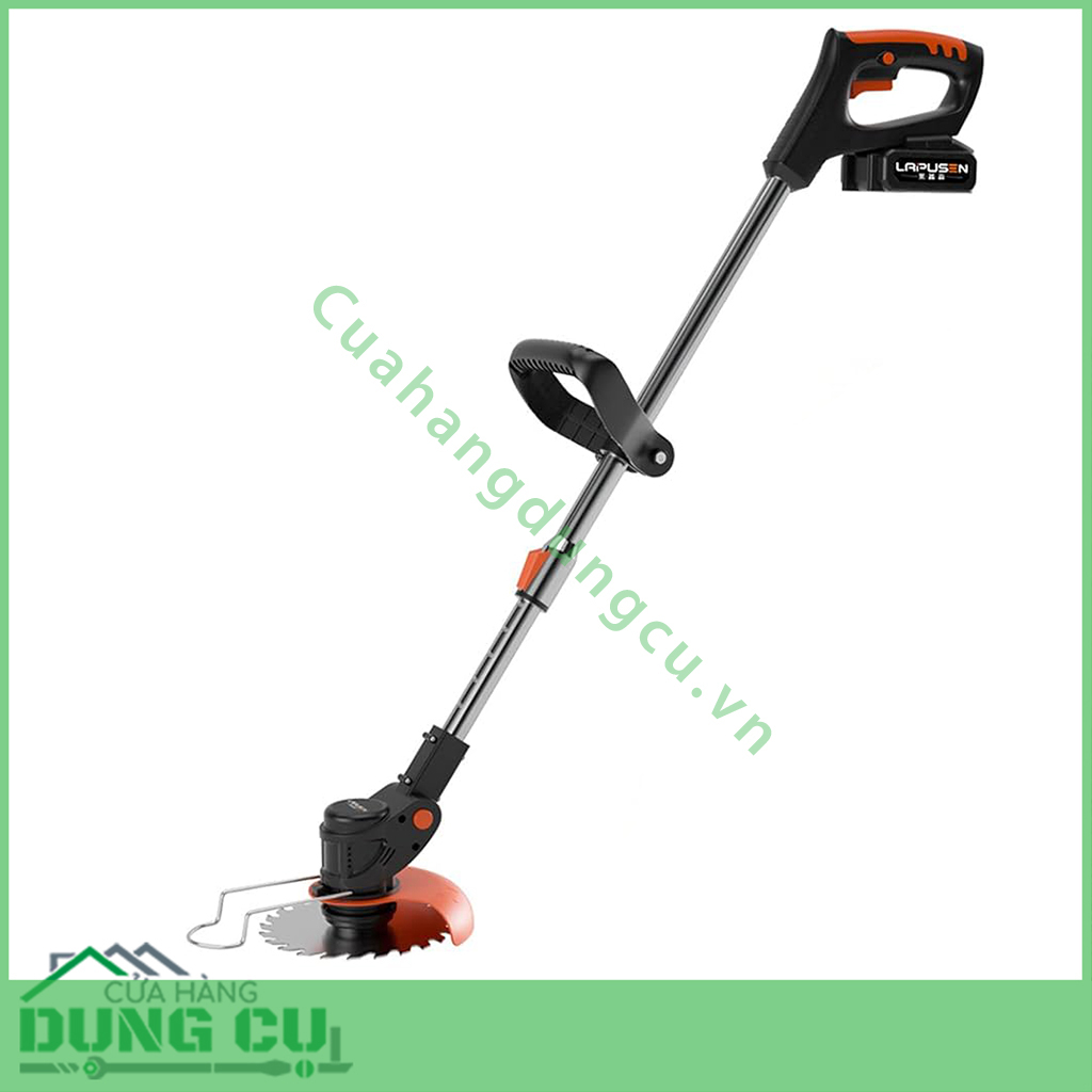 Máy cắt cỏ tỉa cành cầm tay dùng pin LAPUSEN