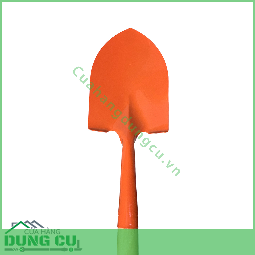Xẻng làm vườn cán gỗ cầm tay 68cm