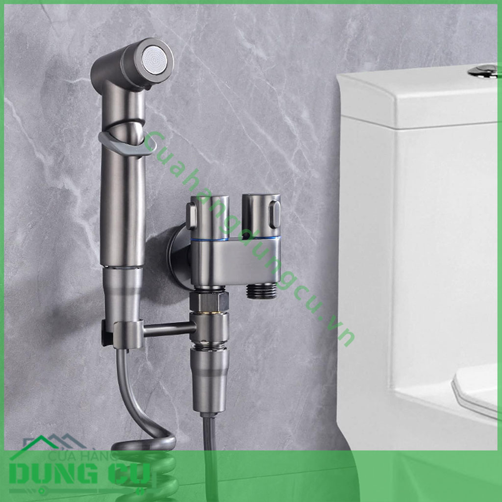 Van nước lắp góc hẹp 2 đường tiết kiệm không gian