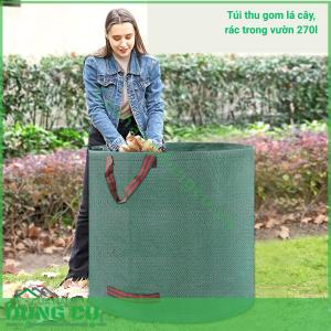 Túi thu gom lá cây, rác trong vườn 270l